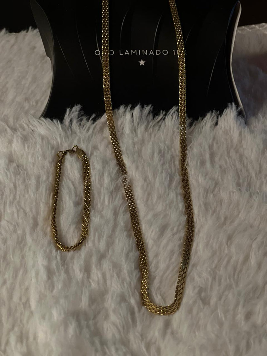 Combo Cadena + Pulsera Chinesca Hombre