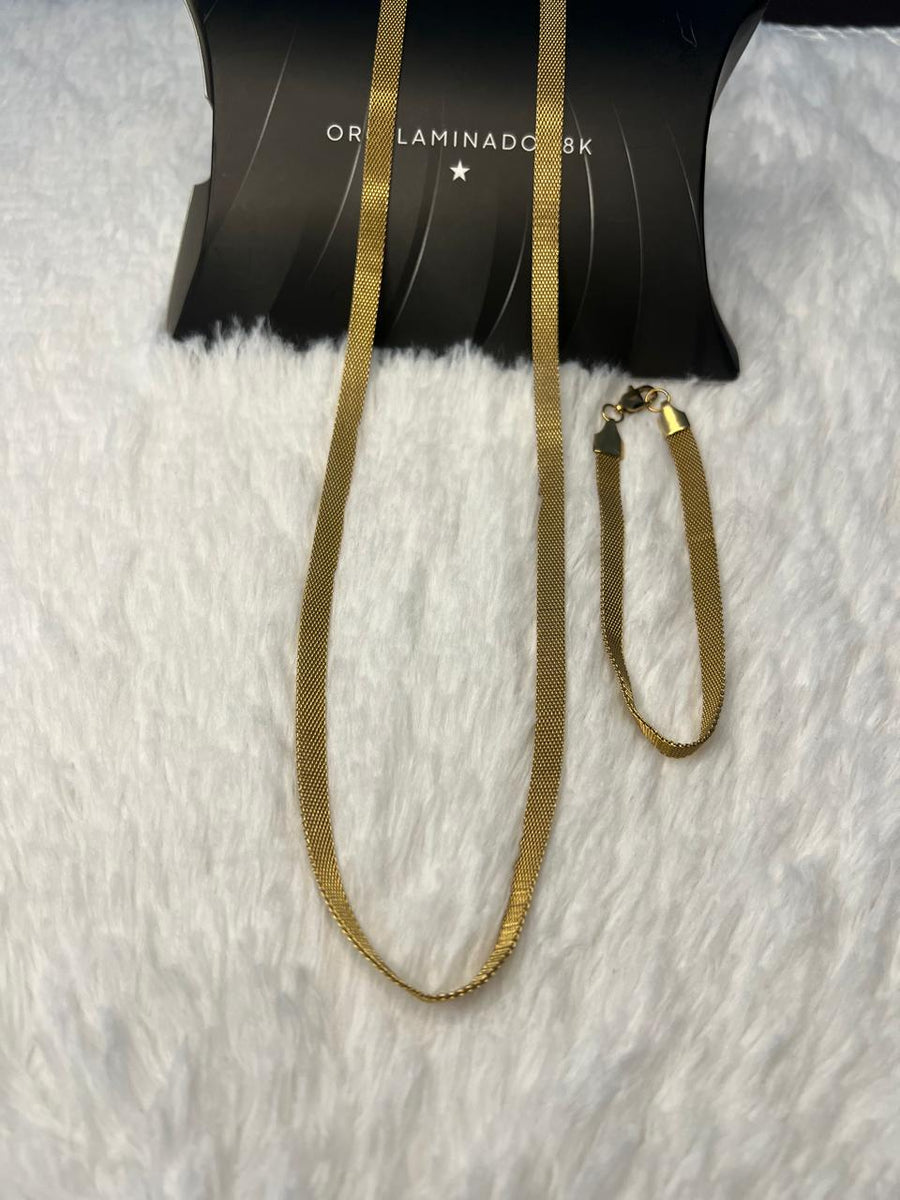Combo Cadena + Pulsera Chinesca Premium Hombre