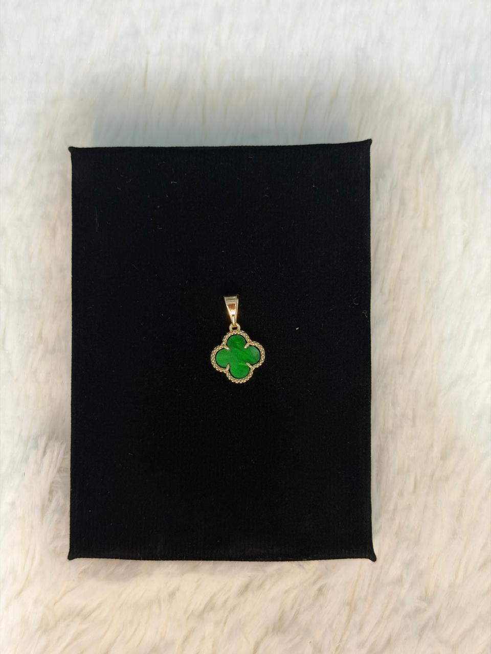 Dije Van Cleef Verde Pequeño